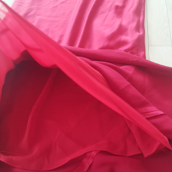 NORMA KAMALI ! MARIA GOWN Color: Tiger Red(XL) - Picture 8 of 13